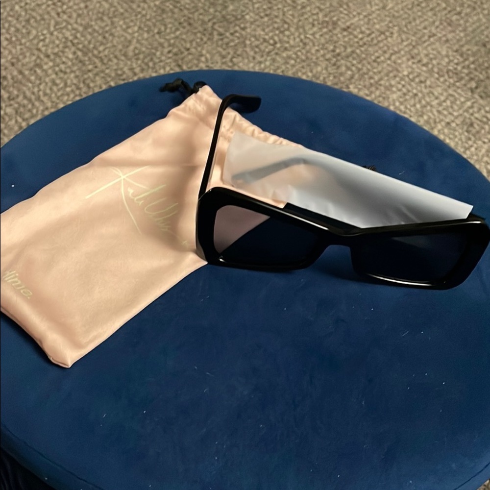 Black Rectangular Sunglasses